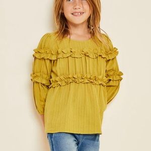 *2 FOR $20~HAYDEN Girls Tiered Ruffle Shirt